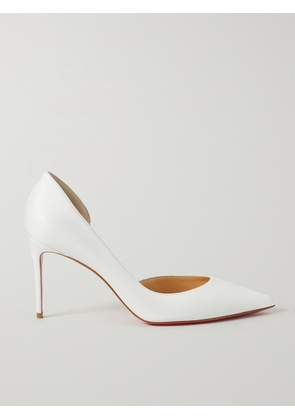 Christian Louboutin - Iriza 85 Leather Pumps - White - IT34,IT34.5,IT35,IT35.5,IT36,IT36.5,IT37,IT37.5,IT38,IT38.5,IT39,IT39.5,IT40,IT40.5,IT41,IT41.5,IT42,IT43