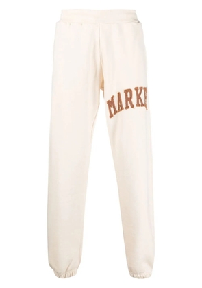 MARKET embroidered-logo track pants - Neutrals