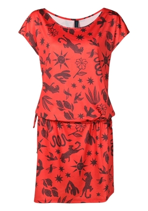 Lygia & Nanny Shiva Estampado T-shirt dress - Brown