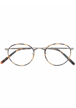 Oliver Peoples tortoiseshell-frame glasses - Brown