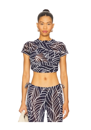 DEVON WINDSOR Alder Top in Navy. Size L. Also in M, S, XS.