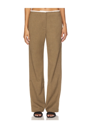 EAVES Lyla Decon Trouser in Olive. Size L. Also in XL.