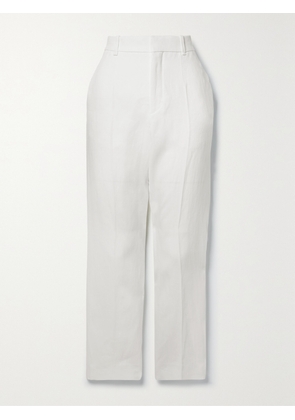 Chloé - Linen Tapered Pants - White - FR 34,FR 36,FR 38,FR 40,FR 42,FR 44,FR 46