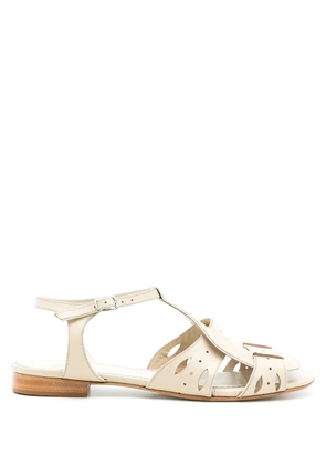 Sarah Chofakian Miller flat sandals - Neutrals