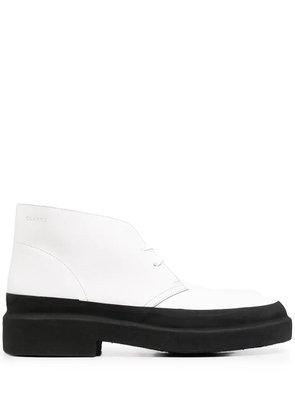 Clarks Originals two-tone ankle-boots - White