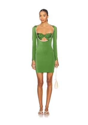 Ancora Lupine Dress in Green. Size L. Also in M, S.