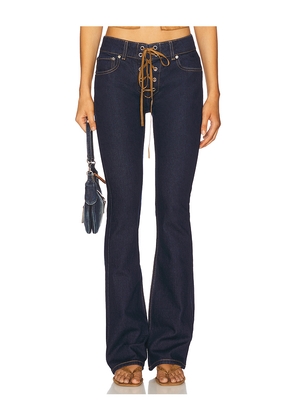 EB Denim x REVOLVE Amino Jean in Blue. Size 26. Also in 27, 29.