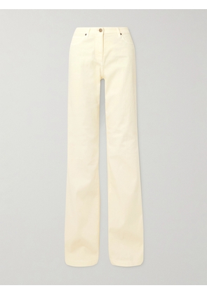 Etro - Low-rise Flared Jeans - Cream - 25,26,27,28,29,30,31,32,33,34