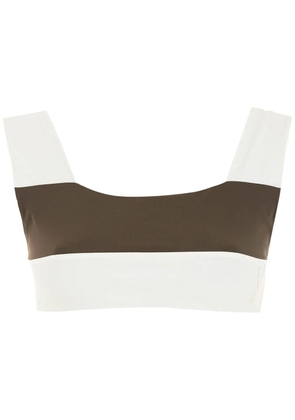 Gloria Coelho Geometrico bikini top - Brown