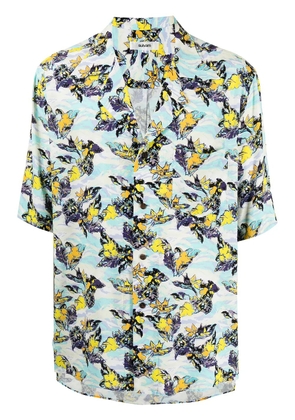 sulvam Aloha short-sleeve shirt - Blue