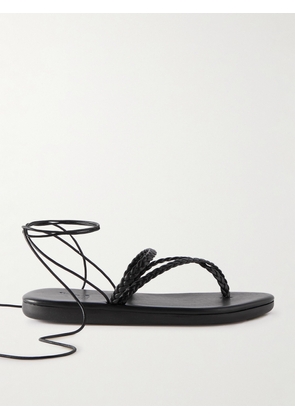 Ancient Greek Sandals - Plage Braided Leather Sandals - Black - IT35,IT36,IT37,IT38,IT39,IT40,IT41,IT42