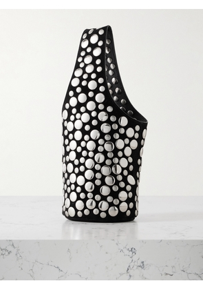 KHAITE - Livia Small Studded Suede Tote - Black - One size