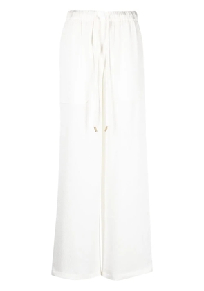 Cult Gaia drawstring straight-leg trousers - White