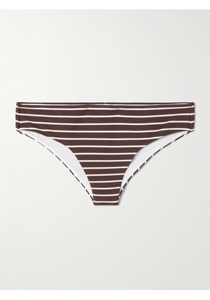 Brunello Cucinelli - Striped Jacquard Bikini Briefs - Brown - IT36,IT38,IT40,IT42,IT44,IT46,IT48