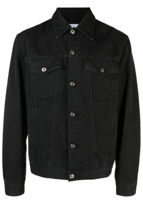Off-White long-sleeve denim jacket - Black