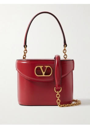Valentino Garavani - Vain Leather Shoulder Bag - Red - One size
