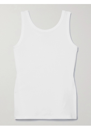 The Row - Essentials Frankie Organic Cotton-jersey Tank - White - x small,small,medium,large,x large