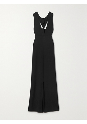 The Row - Ingmar Twist-back Jersey Gown - Black - x small,small,medium,large