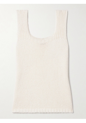 KHAITE - Wil Cotton Tank - Cream - x small,small,medium,large,x large