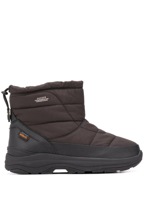 Suicoke chunky padded slip-on boots - Black