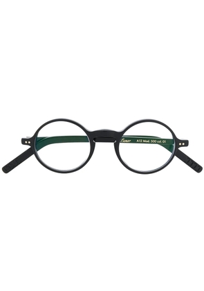 Lunor round frame glasses - Black