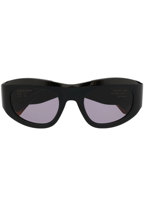 GIGI STUDIOS tinted lenses sculpted sunglasses - Black