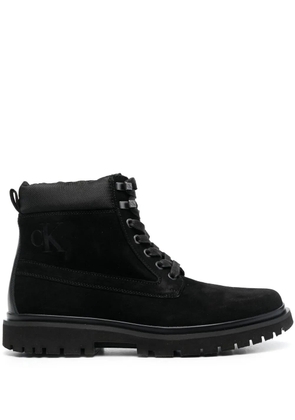 Calvin Klein Jeans Lug lace-up hiking boots - Black