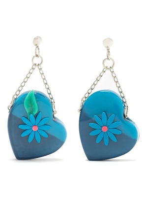 Amir Slama Bijoux Coração earrings - Blue