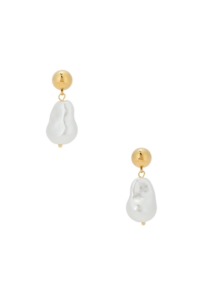 Amber Sceats Honey Earrings in Ivory.