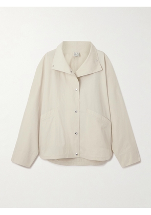 TOTEME - Organic Cotton-blend Jacket - Cream - DK32,DK34,DK36,DK38,DK40