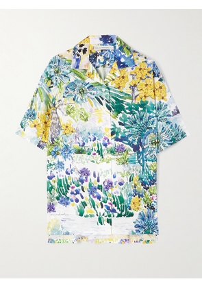Mary Katrantzou - Vero Printed Twill Shirt - Blue - UK 6,UK 8,UK 10,UK 12,UK 14