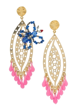 Amir Slama Bijoux butterfly earrings - Pink