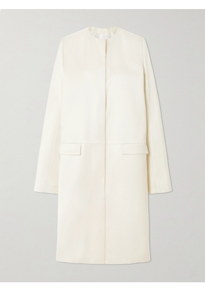 TOTEME - Silk Coat - Off-white - DK32,DK34,DK36,DK38,DK40,DK42