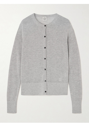 TOTEME - Lyocell-blend Cardigan - Gray - x small,small,medium,large,x large