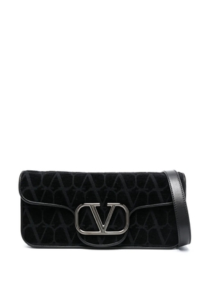 Valentino Garavani mini Locò Vlogo Toile Iconographe shoulder bag - Black