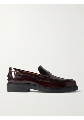 Tod's - Glossed-leather Loafers - Brown - IT36,IT36.5,IT37,IT37.5,IT38,IT38.5,IT39,IT39.5,IT40,IT40.5,IT41,IT41.5,IT42