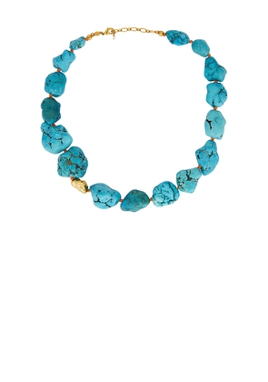 ANNI LU La Mer Necklace in Teal.