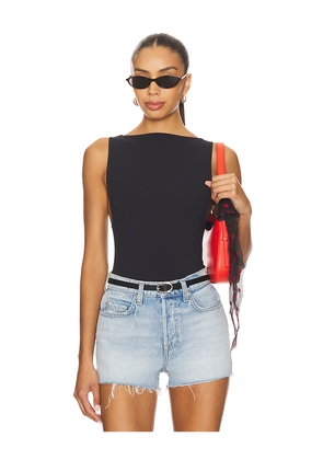 EAVES Rian Bodysuit in Black. Size L. Also in M, XL, XS, XXS.