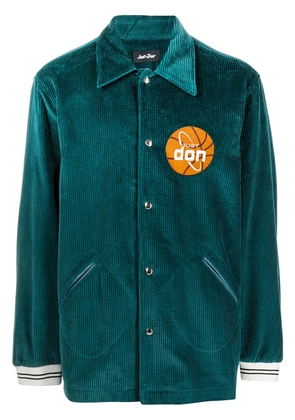 Just Don basketball corduroy jacket - Green