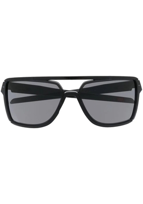 Oakley logo-plaque sunglasses - Black