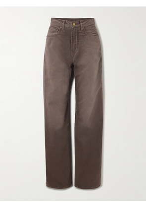 B SIDES - Hobie High-rise Jeans - Brown - 24,25,26,27,28,29,30,31,32