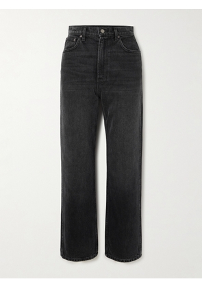 B SIDES - Plein High-rise Straight-leg Jeans - Black - 24,25,26,27,28,29,30,31,32