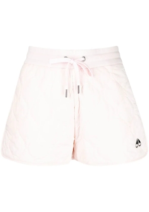 Moose Knuckles quilted recycled nylon shorts - Pink
