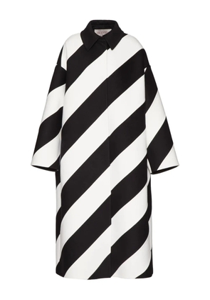 Valentino Garavani Compact Drap Strhype coat - Black