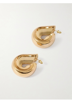 Uncommon Matters - Creole Gold-tone Hoop Earrings - One size