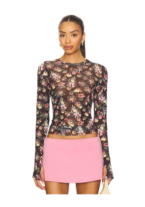 AFRM Kaylee Top in Black. Size L. Also in M, S, XS, XXS.