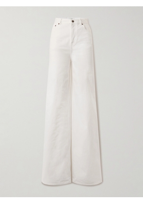 Chloé - High-rise Wide-leg Jeans - White - 24,25,26,27,28,29,30,31,32