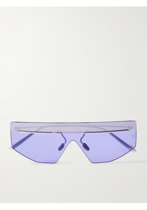 Prada Eyewear - D-frame Silver-tone Sunglasses - One size