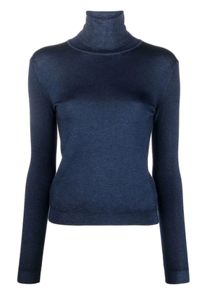 ASPESI roll-neck knit jumper - Blue