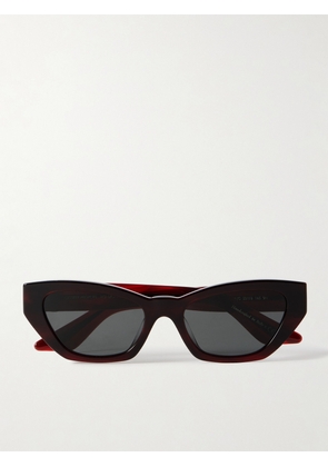 Oliver Peoples - + Khaite 1961c Cat-eye Acetate Sunglasses - Burgundy - One size
